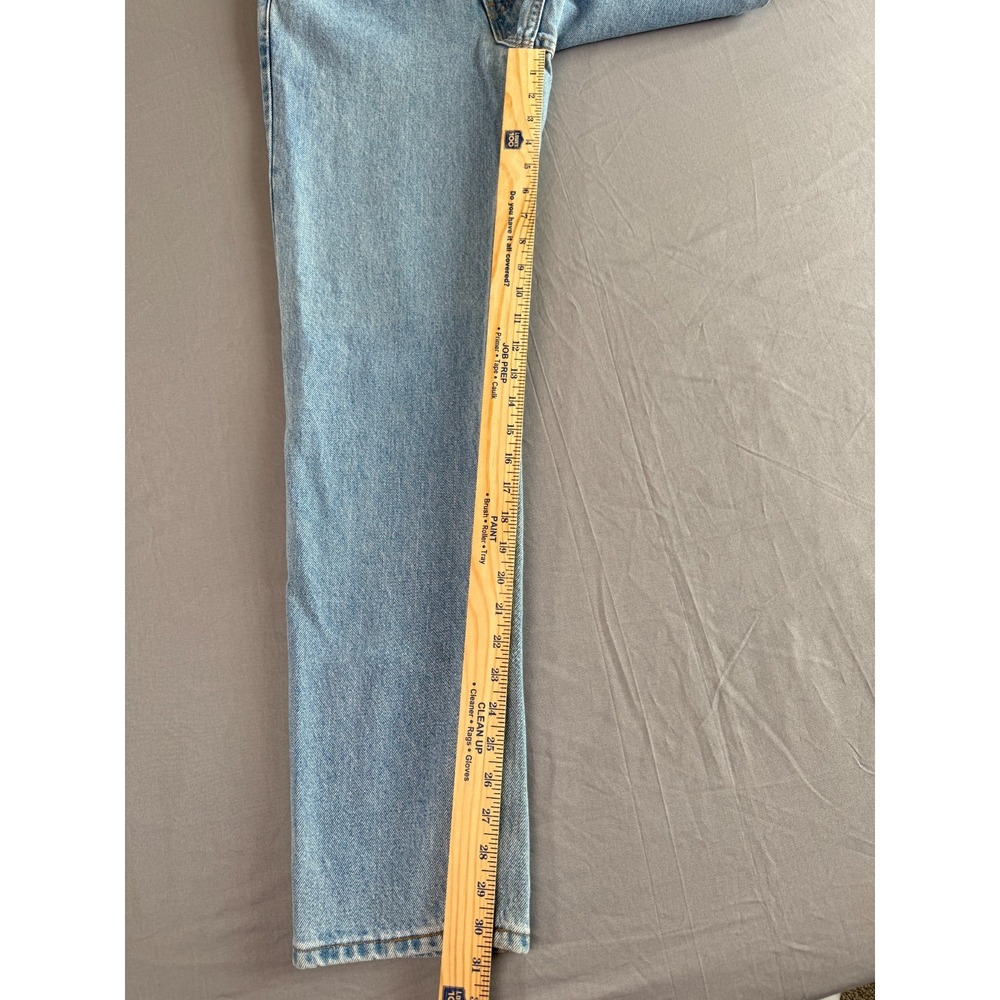 VTG 90s Levi's 512 Jeans womens 6 (27x30.5) Black BatWing Slim Straight USA New - Picture 14 of 15